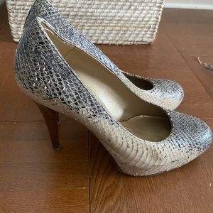 Stuart Weitzman Snakeskin Pumps